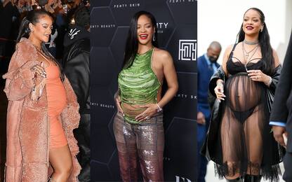 Rihanna incinta, i look più belli. FOTO