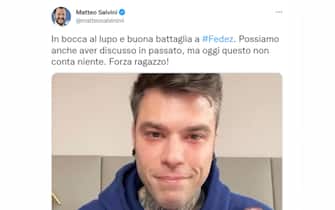 Il messaggio di Matteo Salvini