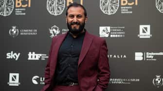 BENEVENTO, ITALY - JUNE 22: Fabio Balsamo of "The Jackal" poses at the photocall at the 5th edition of the Festival Benevento Cinema Television on June 22, 2021 in Benevento, Italy.  (Photo by Ivan Romano / Getty Images)