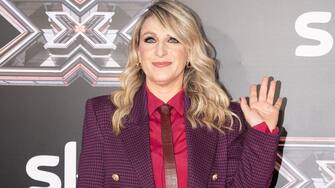 Italian comic actress Katia Follesa during the photocall of the X-Factor Final at the Mediolanum Forum. Milan (Italy), December 9th, 2021 (Photo by Marco Piraccini/Archivio Marco Piraccini/Mondadori Portfolio via Getty Images)