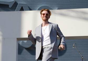 INDIO, CALIFORNIA - APRIL 17: FINNEAS performs onstage at the Coachella Stage during the 2022 Coachella Valley Music And Arts Festival on April 17, 2022 in Indio, California. (Photo by Kevin Mazur/Getty Images for Coachella)