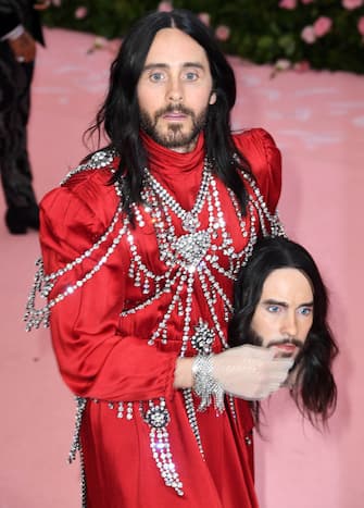 Jared Leto at the 2019 Costume Institute Benefit Gala celebrating the opening of "Camp: Notes on Fashion".(The Metropolitan Museum of Art, NYC)