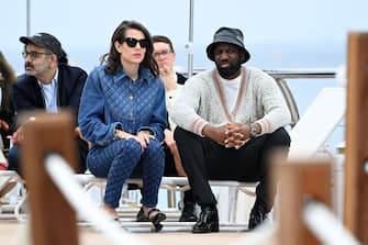 MONTE-CARLO, MONACO - MAY 05: Charlotte Casiraghi and Abd Al Malik attend the Chanel Cruise 2023 Collection on May 05, 2022 in Monte-Carlo, Monaco.  (Photo by Pascal Le segretain / Getty Images)