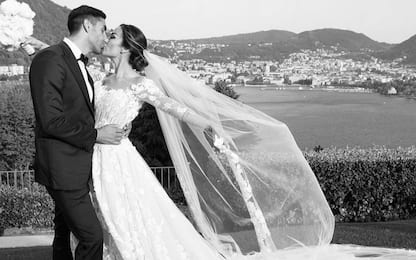 Giorgia Palmas e Filippo Magnini, le foto del matrimonio