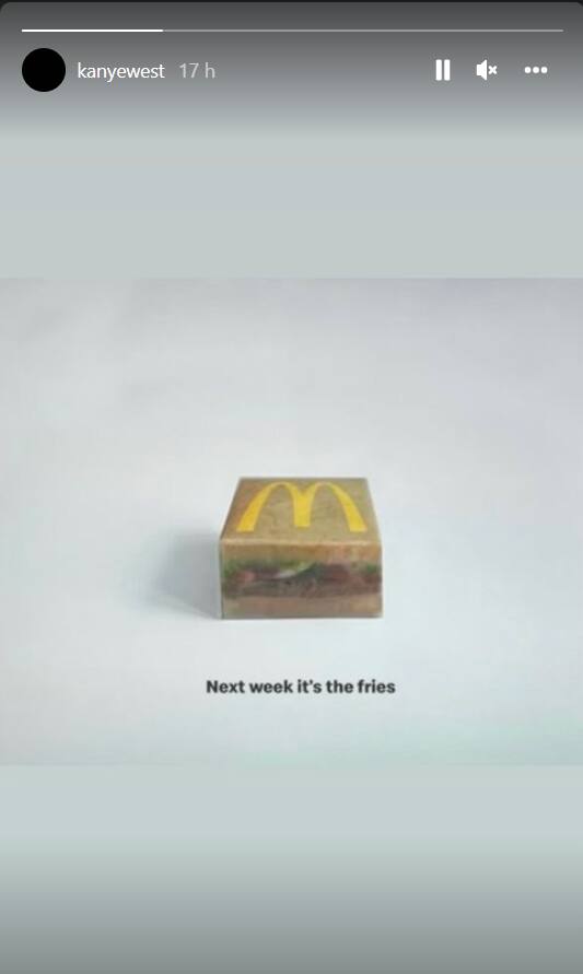 kanye west mcdonald's