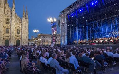 Filarmonica Scala, concerto in piazza Duomo torna senza restrizioni