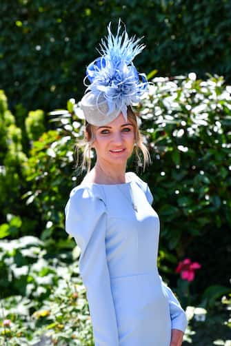 ASCOT, ENGLAND - JUNE 15: A racegoer attends Royal Ascot 2022 at Ascot Racecourse on June 15, 2022 in Ascot, England.  (Photo by Kirstin Sinclair / Getty Images for Royal Ascot)