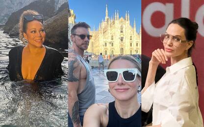 Vip in vacanza in Italia, da Russell Crowe ad Angelina Jolie