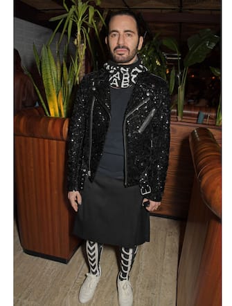 LONDON, ENGLAND - FEBRUARY 21:  Marc Jacobs attends the Perfect Magazine LFW party hosted by Katie Grand & Bryan Tambao aka Bryanboy at The Standard with BY FAR & ANTI-AGENCY, celebrating Perfect issue 2, on February 21, 2022 in London, England.  (Photo by David M. Benett/Dave Benett/Getty Images for Perfect Magazine)