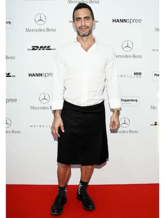 BERLIN, GERMANY - JULY 06: Designer Marc Jacobs at the Designer for Tomorrow Show during Mercedes-Benz Fashion Week Berlin Spring / Summer 2012 at the Brandenburg Gate on July 6, 2011 in Berlin, Germany.  (Photo by Andreas Rentz / Getty Images for IMG)