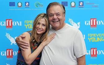 GIFFONI VALLE PIANA, ITALY - JULY 20:  Mira and Paul Sorvino attends 2013 Giffoni Film Festival photocall on July 20, 2013 in Giffoni Valle Piana, Italy.  (Photo by Stefania D'Alessandro/Getty Images)