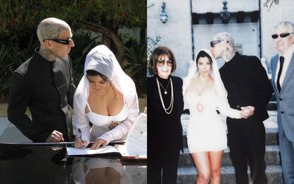 Kourtney Kardashian, le nuove foto del matrimonio