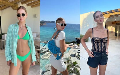Chiara Ferragni, tutti i look della sua vacanza a Ibiza