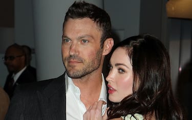 NEW YORK, NY - APRIL 20:  Actor Brian Austin Green and actress Megan Fox attend the Jaguar E-Type 50th anniversary celebration at The IAC Building on April 20, 2011 in New York City.  (Photo by Taylor Hill/FilmMagic)