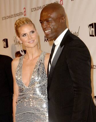 Model Heidi Klum and singer Seal attend the 16th Annual Elton John AIDS Foundation Oscar Party at the Pacific Design Center on February 24, 2008 in West Hollywood, California. (Photo by Jon Kopaloff/FilmMagic)