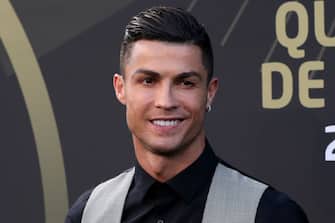 Portugal's and Juventus forward Cristiano Ronaldo  attends the Portuguese Football Federation &quot;Quinas de Ouro 2019&quot; awards ceremony at Carlos Lopes Hall in Lisbon, Portugal on September 2, 2019.  (Photo by Pedro FiÃºza/NurPhoto via Getty Images)