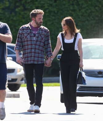 LOS ANGELES, CA - APRIL 13: Ben Affleck and Jennifer Lopez are seen on April 13, 2022 in Los Angeles, California.  (Photo by Bellocqimages/Bauer-Griffin/GC Images)