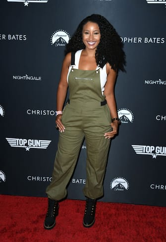 LOS ANGELES, CALIFORNIA - JUNE 18: Isadora Ortega attends Top Gun x Christopher Bates collection launch event at Nightingale Plaza on June 18, 2022 in Los Angeles, California. (Photo by JC Olivera/Getty Images)