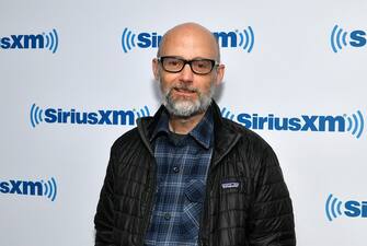 NEW YORK, NY - MAY 13:  (EXCLUSIVE COVERAGE) Musician/DJ Moby visits SiriusXM Studios on May 13, 2019 in New York City.  (Photo by Slaven Vlasic/Getty Images)