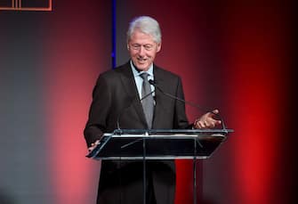 NEW YORK, NEW YORK - SEPTEMBER 26: Former U.S. President Bill Clinton attends The George H.W. Bush Points Of Light Awards Gala at Intrepid Sea-Air-Space Museum on September 26, 2019 in New York City. (Photo by Jamie McCarthy/Getty Images)