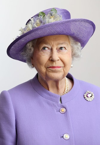 STEVENAGE, ENGLAND - JUNE 14:  Queen Elizabeth II visits a new maternity ward at the Lister Hospital on June 14, 2012 in Stevenage, England. The Queen is on a two day tour of the East Midlands as part of her Diamond Jubilee tour of the country.  (Photo by Chris Jackson - WPA Pool/Getty Images)