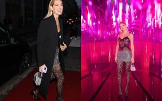 Paris Fashion Week, from Chiara Ferragni to Beatrice Valli: the looks at the Calzedonia event