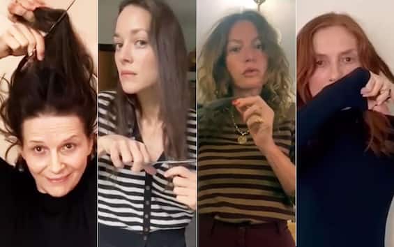 Iran women protests, French stars cut their hair.  VIDEO