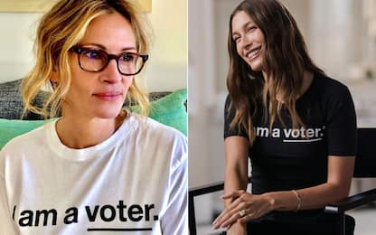 Da Lizzo a Julia Roberts, le star in campo per voto Usa