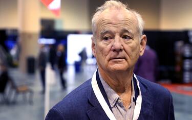 OMAHA, NEBRASKA - APRIL 30:  Actor and comedian Bill Murray walks through the convention floor at the Berkshire Hathaway annual shareholder's meeting on April 30, 2022 in Omaha, Nebraska. This is the first time the annual shareholders event has been held since 2019 due to the COVID-19 pandemic. (Photo by Scott Olson/Getty Images)
