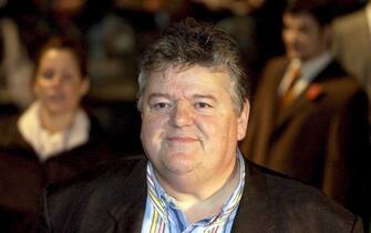 Actor Robbie Coltrane arrives at the world premiere of 'Harry Potter and the Goblet of Fire' at the Odeon cinema in London's Leicester Square, Sunday 06 November 2005. The film is the latest in a series adapted from the best selling books by author J.K. Rowling.     ANSA/DANIEL HAMBURY/TO