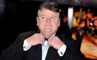 epa10243912 (FILE) - British actor Robbie Coltrane arrives at the 52nd Times BFI London Film Festival in London, Britain, 29 October 2008 (reissued 14 October 2022). According to his agent Belinda Wright, Robbie Coltrane has died aged 72.  EPA/DANIEL DEME