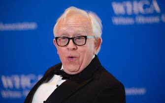 epa09919743 Actor Leslie Jordan arrives at the 2022 White House CorrespondentsÂ? Association Dinner at the Washington Hilton in Washington, DC, USA, 30 April 2022. The dinner is back this year for the first time since 2019.  EPA/BONNIE CASH / POOL