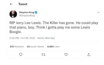 stephen king's tweet