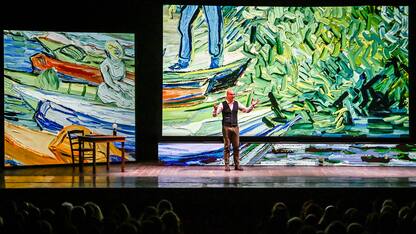 Dal libro al palco, Goldin a teatro con Gli ultimi giorni di Van Gogh