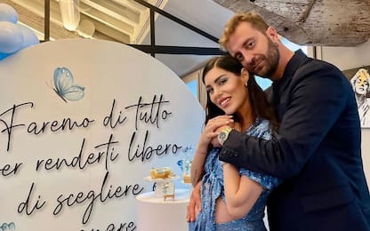 Bianca Atzei e Stefano Corti hanno annunciato il nome del figlio