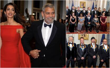 Kennedy Honors, premiati da Biden anche U2 e George Clooney. FOTO 