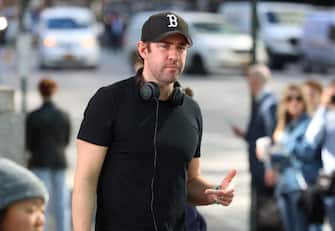 NEW YORK, NY - OCTOBER 06: John Krasinski is seen on the set of "Imaginary Friends" on October 06, 2022 in New York City.  (Photo by Jason Howard/Bauer-Griffin/GC Images)