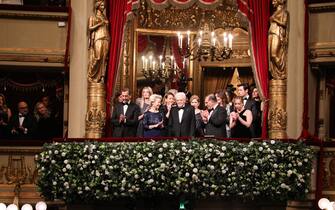 Il palco d'onore alla Prima della Scala Il palco d'onore alla Prima della Scala