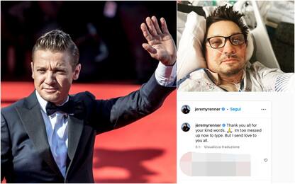 Jeremy Renner, l’attore posta una foto su Instagram dopo l’incidente