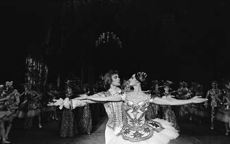 Rudolf Nureyev performing with Veronica Tenant and the National Ballet of Canada in 'Sleeping Beauty' which he choreographed in 1972. (Photo by Jack Mitchell/Getty Images)