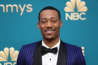 Tyler James Williams arrives at the 74th Emmy Awards on Monday, Sept. 12, 2022 at the Microsoft Theater in Los Angeles. (Photo by Danny Moloshok/Invision for the Television Academy/AP Images via Sipa USA)*** Press photos for editorial use only (excluding books or photo books). May not be relicensed or sold. Mandatory Credit ***