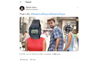 Shakira and Piqué, the viral memes, from Casio to the jam jar.  PHOTO