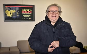 Vincenzo Mollica at the conference 'Let's remember Federico Fellini' in Milan, 20 January 2020. ANSA/Matteo Corner