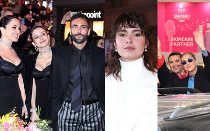 Da Chiara Ferragni a Paola & Chiara: gli arrivi a Sanremo. LE FOTO