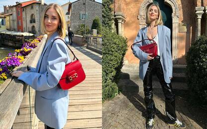 Chiara Ferragni al Parco Sigurtà: il total look Gucci