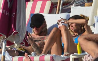 Liverpool Goalkeeper Loris Kaius was pictured relaxing on the beach with new Italian TV presenter; DIletta Leotta. The couple looked relaxed as they were enjoying the Miami sunshine.



Pictured: Loris Karius,Diletta Leotta

Ref: SPL5502684 151122 NON-EXCLUSIVE

Picture by: LCD / SplashNews.com



Splash News and Pictures

USA: +1 310-525-5808
London: +44 (0)20 8126 1009
Berlin: +49 175 3764 166

photodesk@splashnews.com



World Rights,
