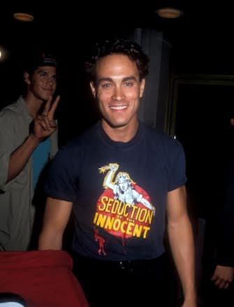 Brandon Lee (Bruce Lee's son) during "Marked for Death" Premiere at Brandon Lee File Photos in Los Angeles, California, United States. (Photo by Barry King/WireImage)