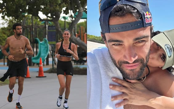 Matteo Berrettini and Melissa Satta, the first photo together on social media