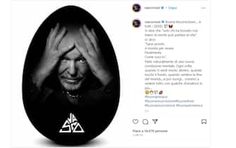 Vasco Rossi's Easter greetings post