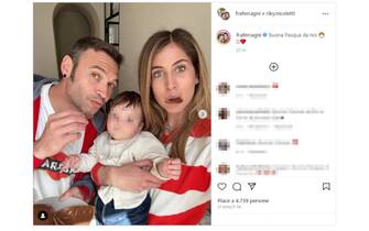 Francesca Ferragni's Easter greetings post